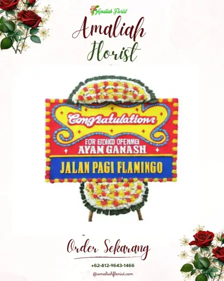 Sewa Papan Bunga Okbibab