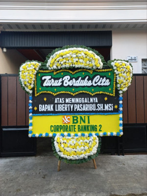 Papan Bunga Duka di Okbibab
