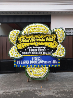 Papan Bunga Duka di Okbibab