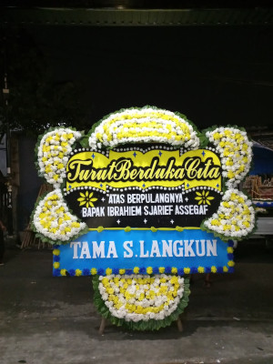 Papan Bunga Duka di Okbibab